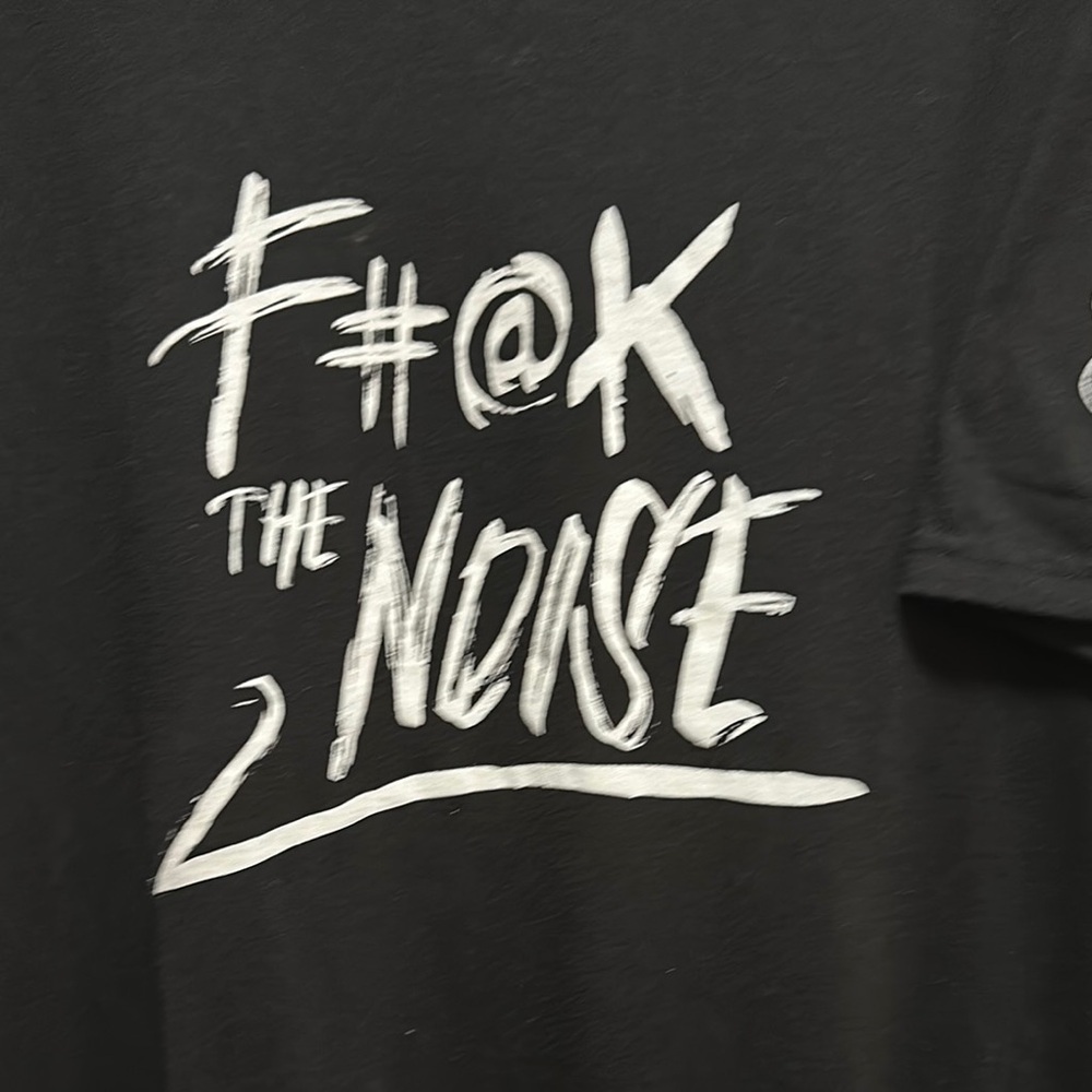 Vintage Volunteer Knitwear Graphic T-Shirt, Size XL, Black, Streetwear - Picture 5 of 16